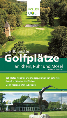 Hubertus Oehlmann Die 40 besten Golfplätze an Rhein, Ruhr und Mosel Sehr persönlich schildert der Autor, Hubertus Oelmann, auf 288 Seiten seine 40 schönsten Golfrunden aus der Sicht eines „Bogey-Golfers“.